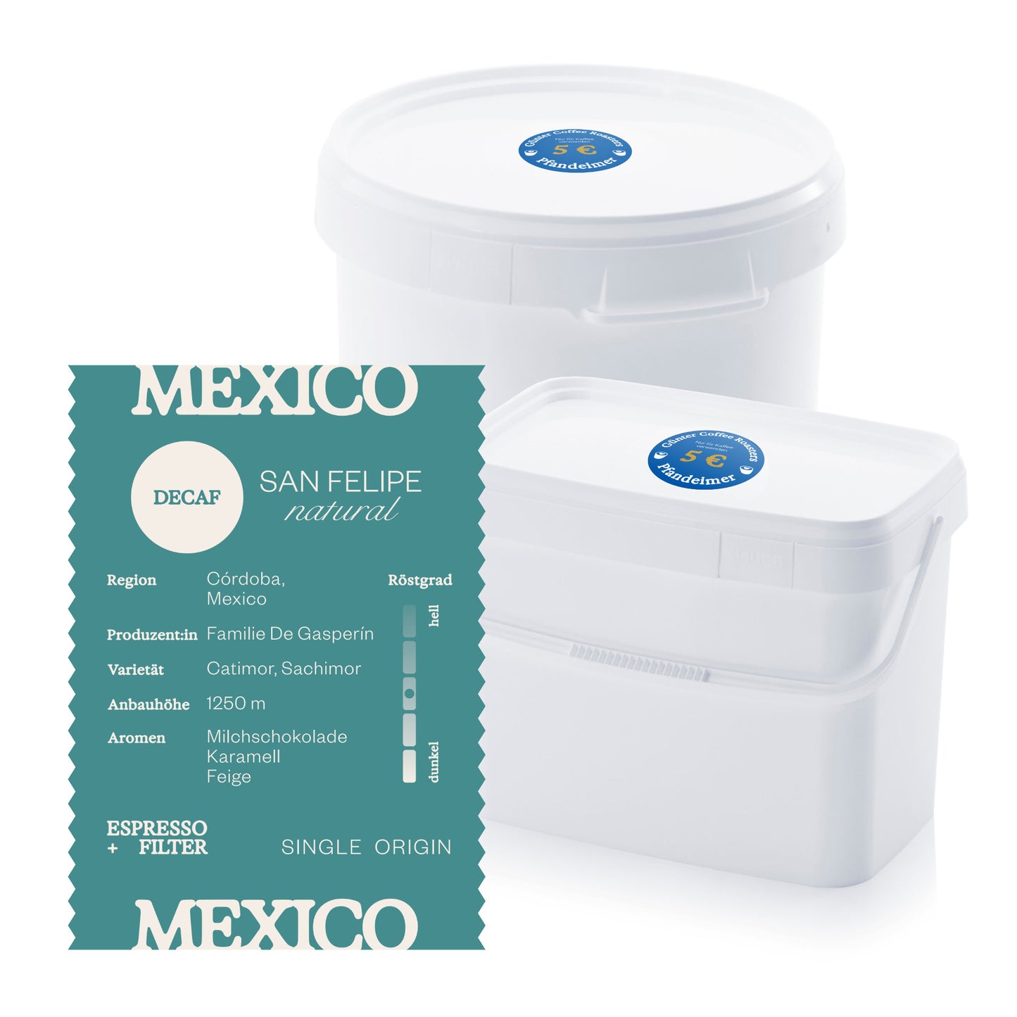 DECAF Mexico Natural, Espresso & Filterkaffee