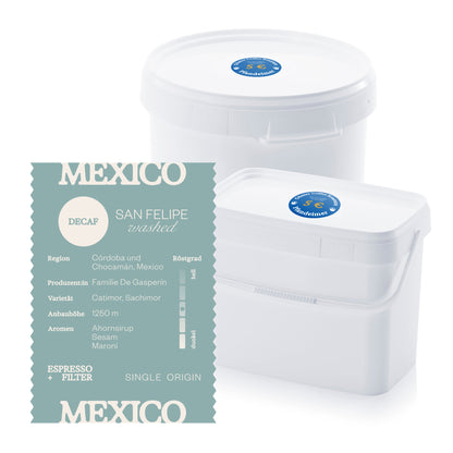 DECAF Mexico, Espresso & Filterkaffee