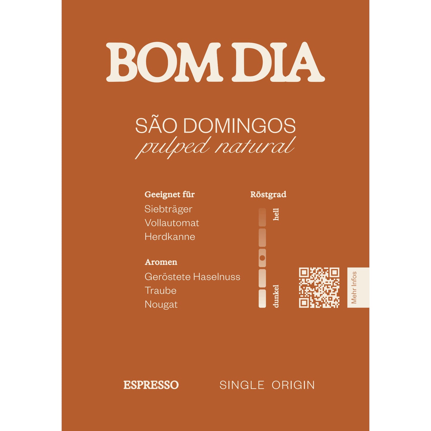 BOM DIA Seasonal Blend, Espresso