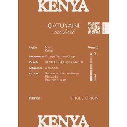 KENYA Gatuyaini, Filterkaffee