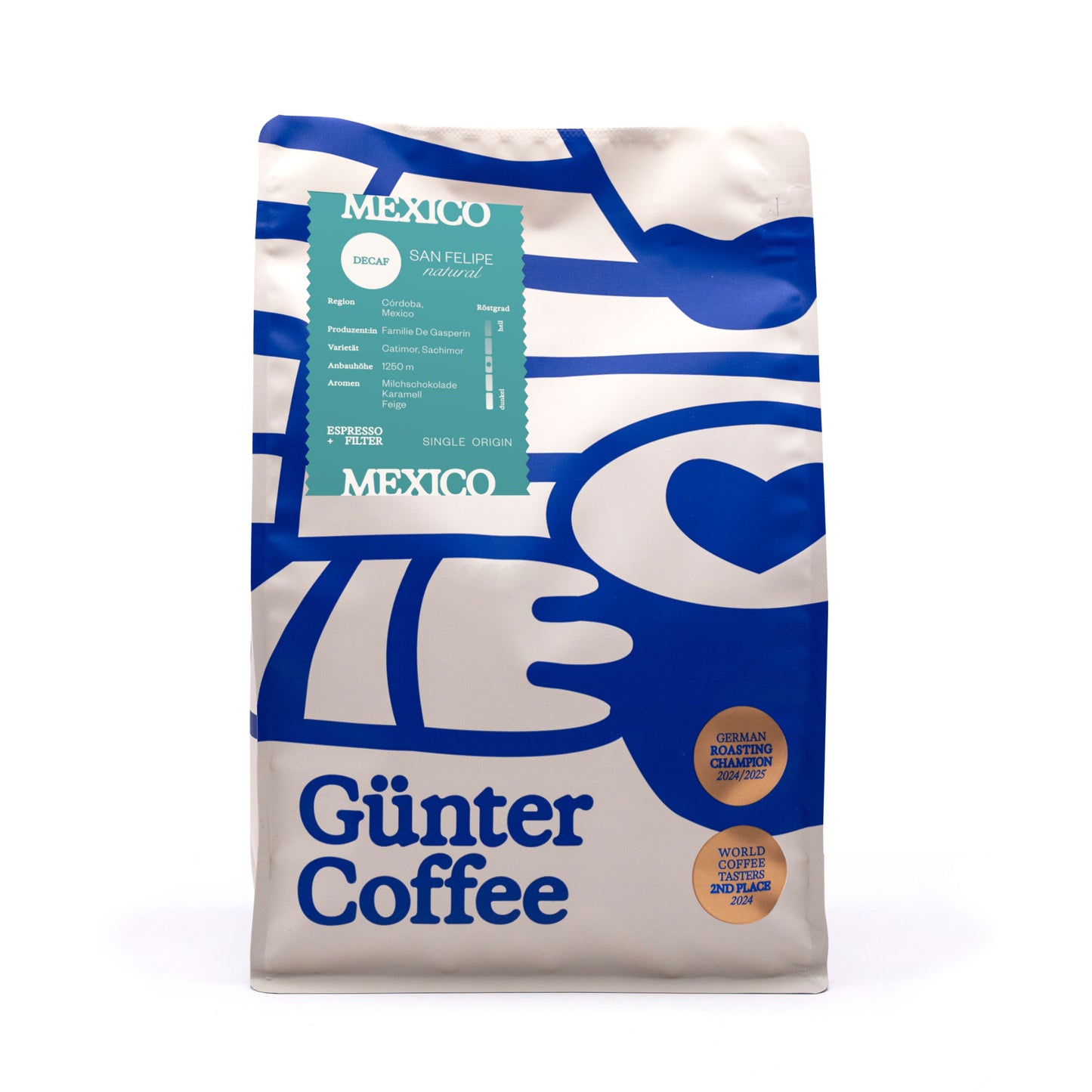 DECAF Mexico Natural, Espresso & Filterkaffee
