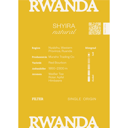 RWANDA Shyira, Filterkaffee